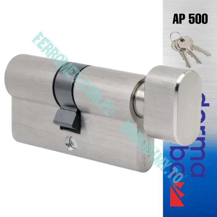 Wkładka z gałką Dormakaba AP500 - System jednego klucza (KA)