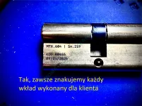 Dorobienie wkładki LOB do kluczy klienta [kolor mosiądz] - 5