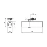 Samozamykacz hydrauliczny GEZE TS 2000 z ramieniem - 3