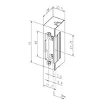 Elektrozaczep effeff E7 E4139 (12V) - 2