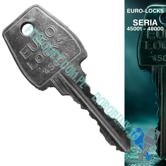 Klucz EURO-LOCKS 45001 - 48000 prof. F45A (EU1R)