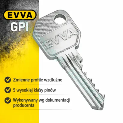 Dorobienie klucza EVVA GPI