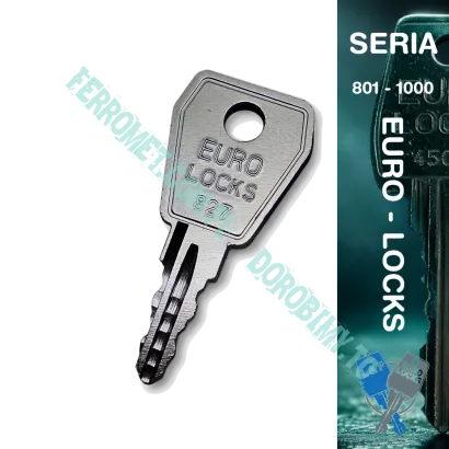 Dorobienie klucza EURO-LOCKS serii 801 - 1000