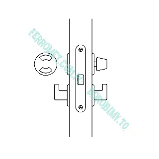 Zamek wpuszczany ABLOY 4291 WC - 3