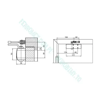 Samozamykacz hydrauliczny GEZE TS 1500 z blokadą - 2