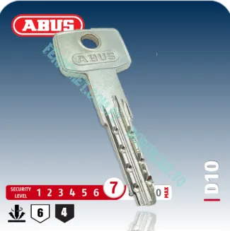 Dorobienie klucz ABUS D10 AB48 - 2