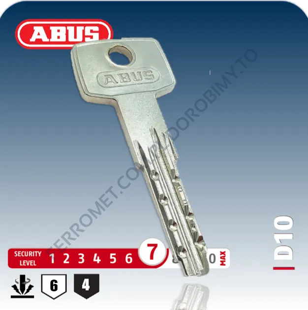 Dorobienie klucz ABUS D10 AB48