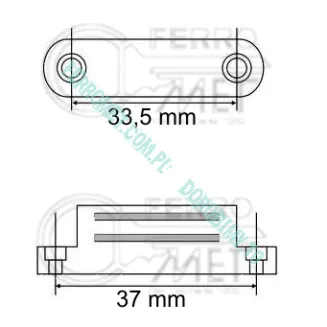 Zatrzask meblowy, magnetyczny - 3