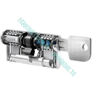 Wkładka atestowana EVVA MCS modułowa z gałką - 5