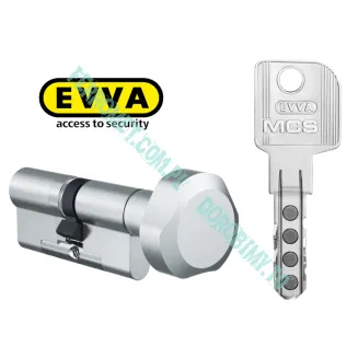 Wkładka atestowana EVVA MCS modułowa z gałką - 2