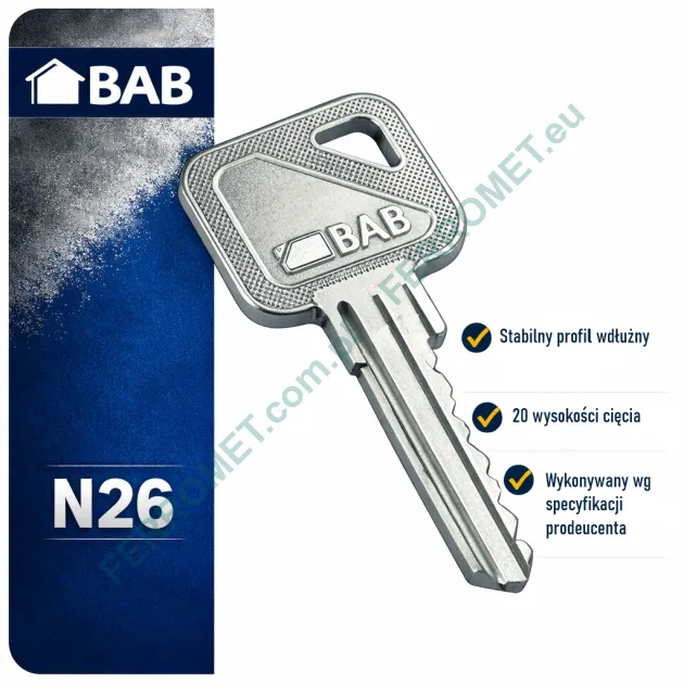 Dorobienie klucza BAB N26