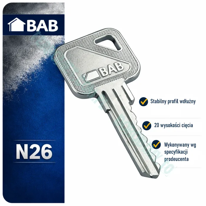 Dorobienie klucza BAB N26