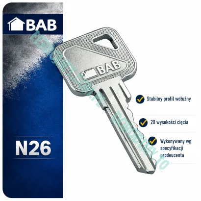 Dorobienie klucza BAB N26