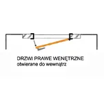 Atestowany zamek wierzchni GERDA TYTAN ZE-1 wewnętrzny, brąz - 4